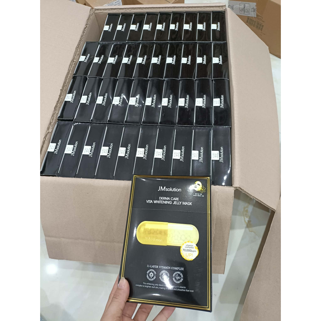 Combo 10 Mặt nạ JM Solution Mask Dưỡng Trắng Căng Bóng Da (Đủ các màu)