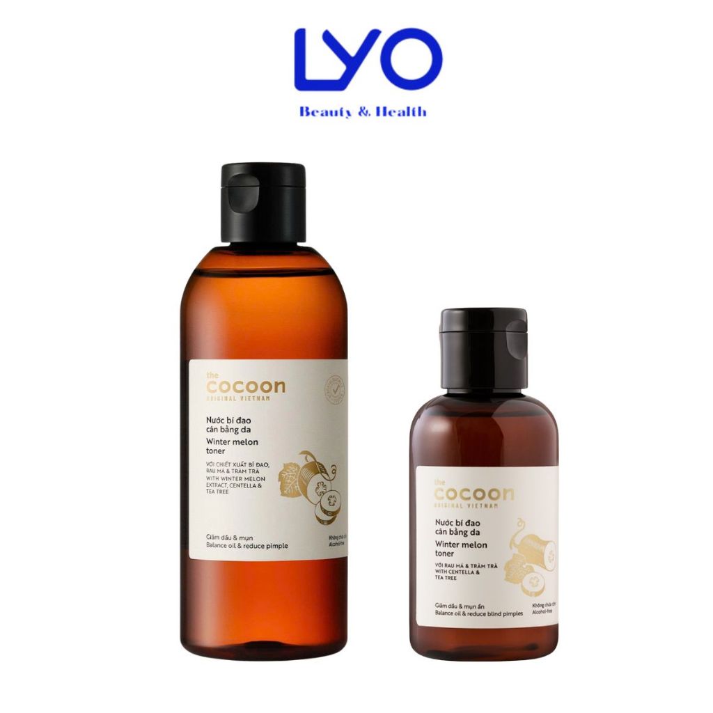 f300 - Nước bí đao cân bằng da Cocoon Winter Melon Toner 140ml - 310ml