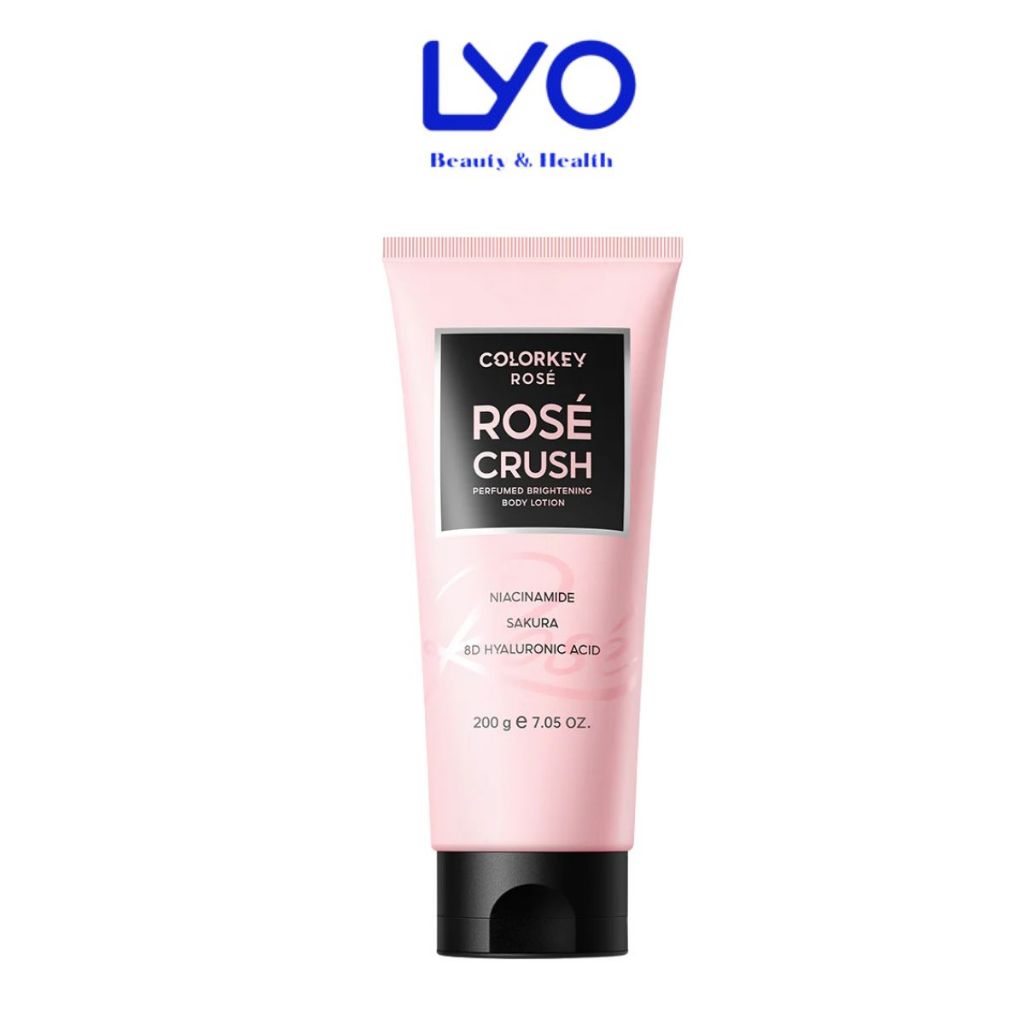 f334 - Sữa Dưỡng Thể Sáng Da Colorkey Rosé Crush Perfumed Brightening Body Lotion 200g LYO