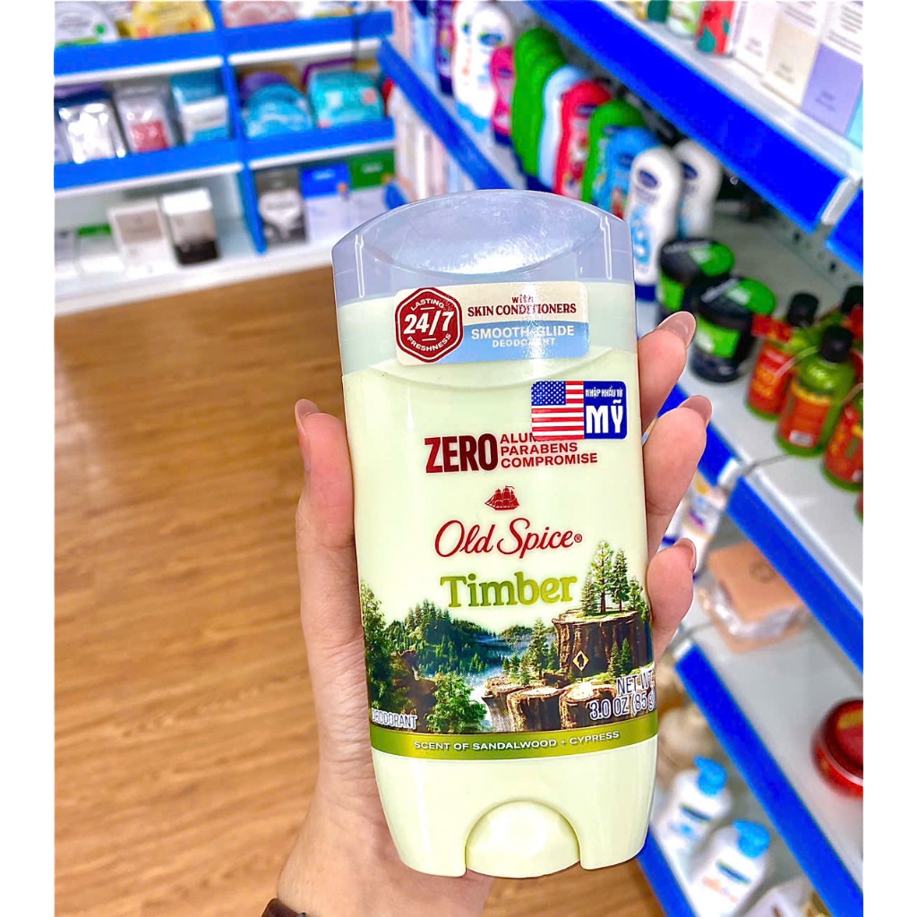 e483 - Sáp Lăn Khử Mùi Old Spice Nhiều Mùi Hương, Lưu Hương Lâu Dài Của Mỹ, 73, 85gram