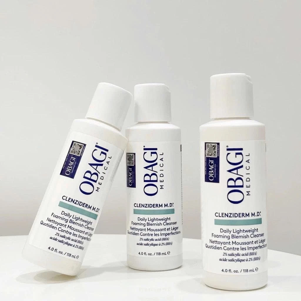 f419 - Sữa rửa mặt cho da dầu mụn Obagi Medical Clenziderm MD 118ml
