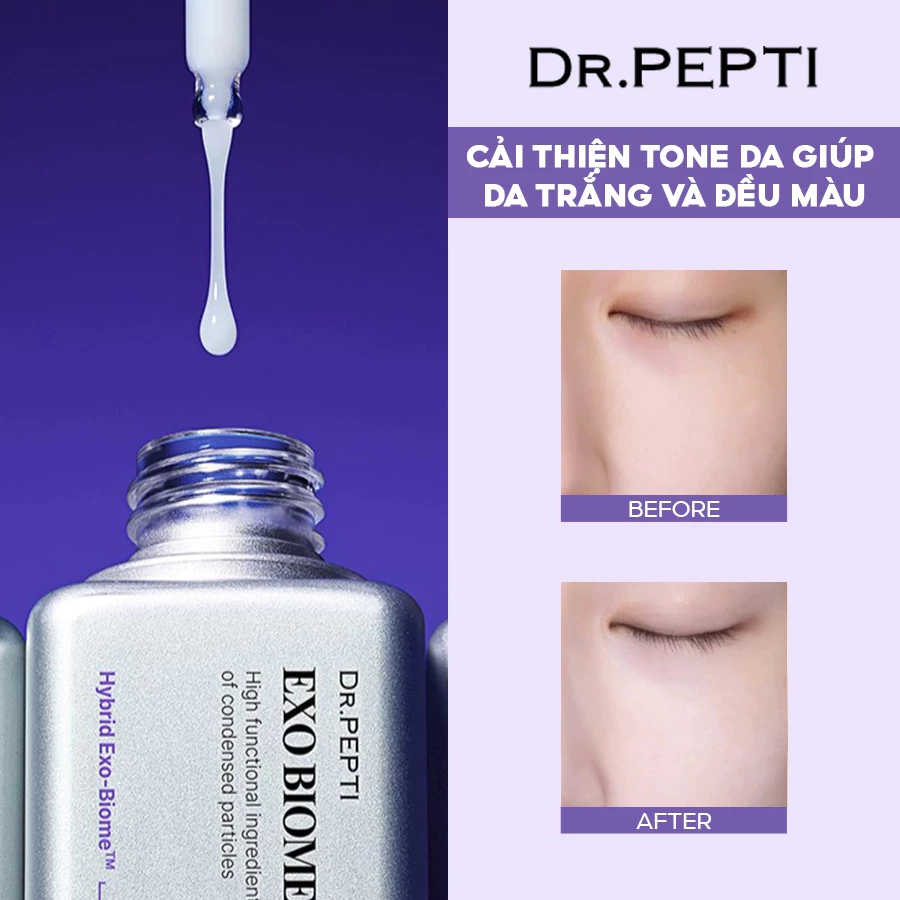 F455 - DR.PEPTI - Tinh chất dưỡng sáng chống lão hóa EXO BIOME AMPOULE 50ml