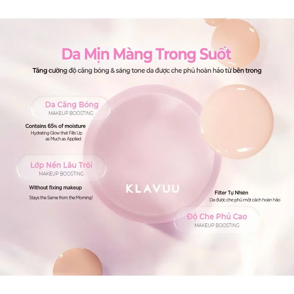 a33 - Phấn Nước Klavuu Actress Backstage Boosting Cushion 12g