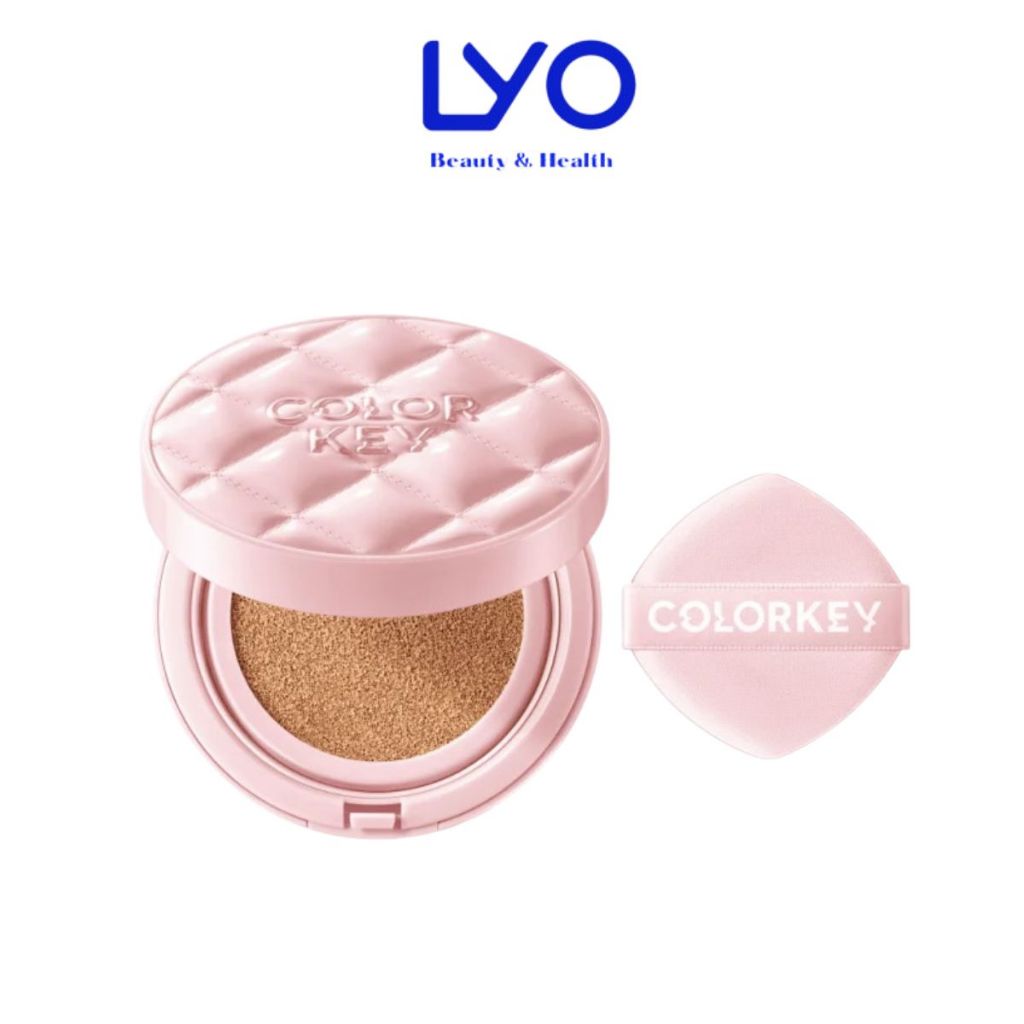 e952 - Cushion Chống Nắng Colorkey Long Lasting Flawless Britening SPF 50+ PA++++ 11g