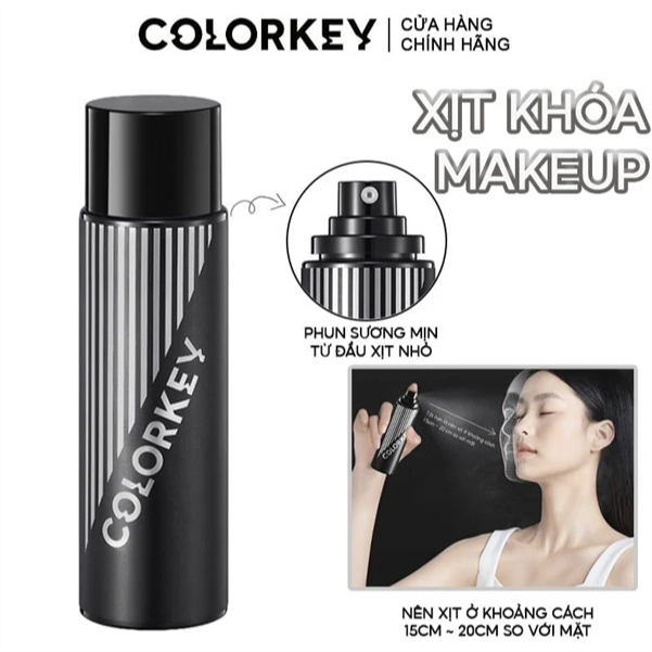 e953 - Xịt Khóa Nền COLORKEY Kiểm Soát Kiềm Dầu, Hỗ Trợ Cấp Ẩm 100ml LYO
