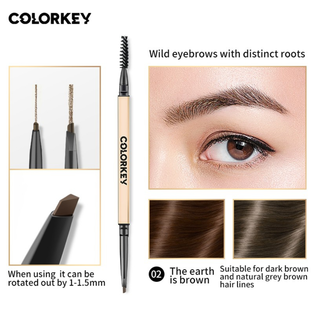 e981 - Chì Kẻ Mày Colorkey Lâu Trôi, Chống Nước Colorkey Sketch Eyebrow Pencil LYO