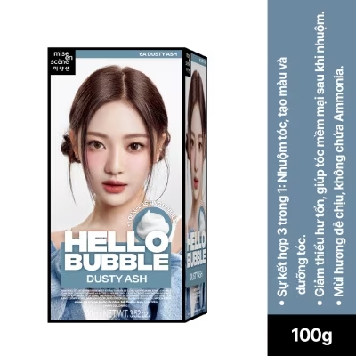 e906 - Nhuộm tóc mise en scène Hello Bubble 100g dạng bọt bền lâu tan, tông màu xu hướng LYO
