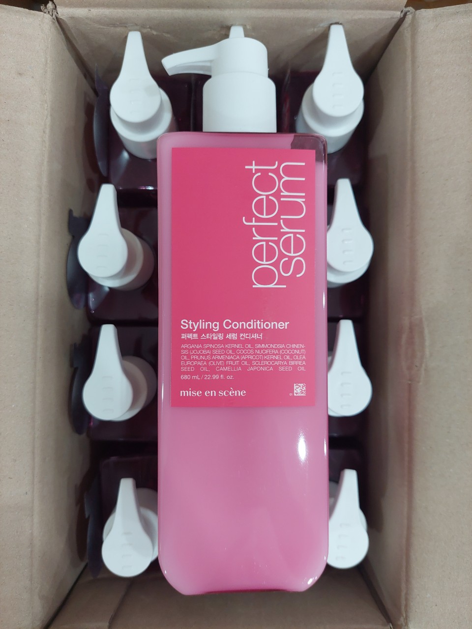 Dầu Gội Dầu Xả Mise En Scene Perfect Serum Shampoo 680ml ( Màu vàng đỏ hồng mẫu mới )