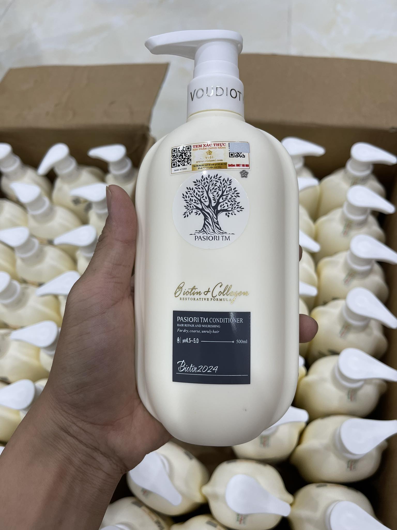 Dầu gội Xã Biotin Collagen Trắng xanh vàng Giúp Phục Hồi Chống Rụng tóc 500ml