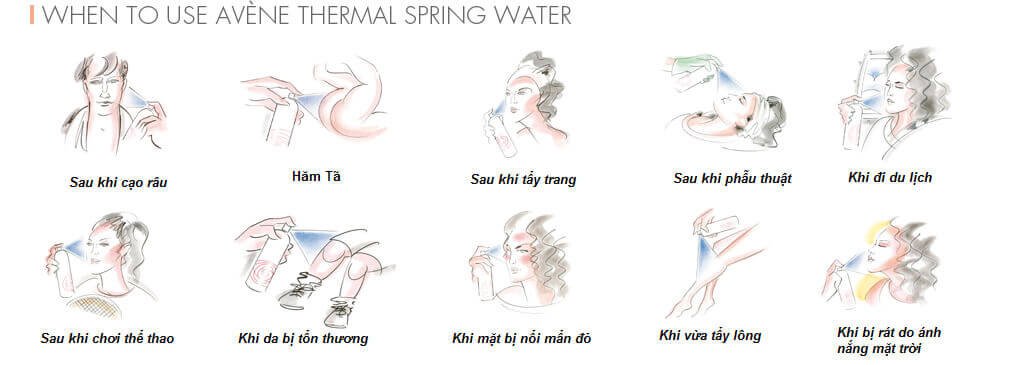 Xịt Khoáng Avene Eau Thermale Therma Spring Water Cấp Nước, Làm Dịu & Giảm Kích Ứng 150ml