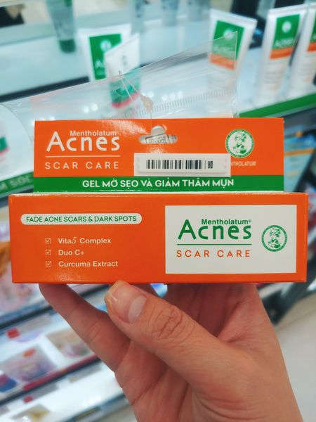Gel mờ sẹo và vết thâm - Acnes Scar Care tuýp 12g