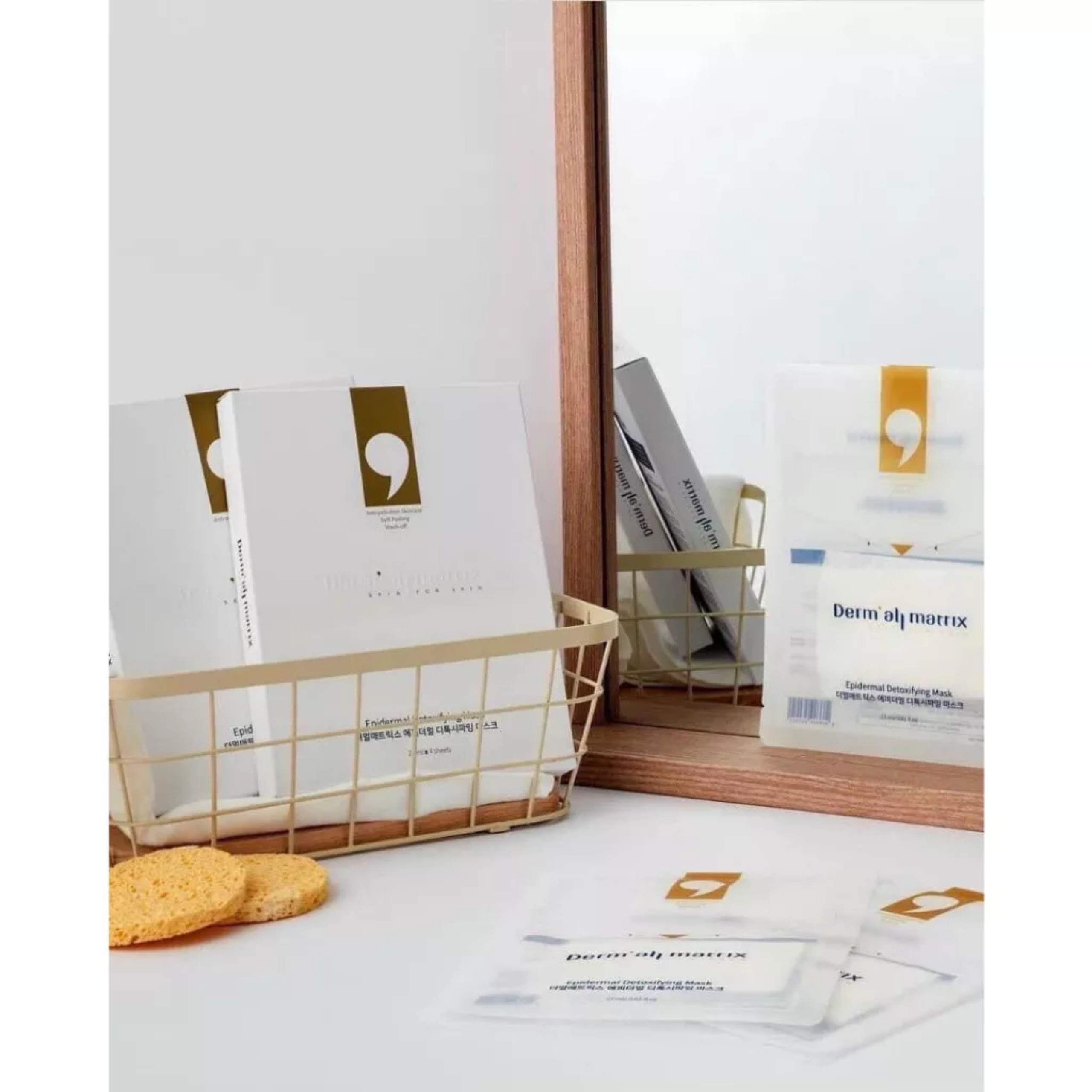 Mặt Nạ Thải Độc Derm All Matrix Epidermal Detoxifying Mask ( Hộp 4 miếng )