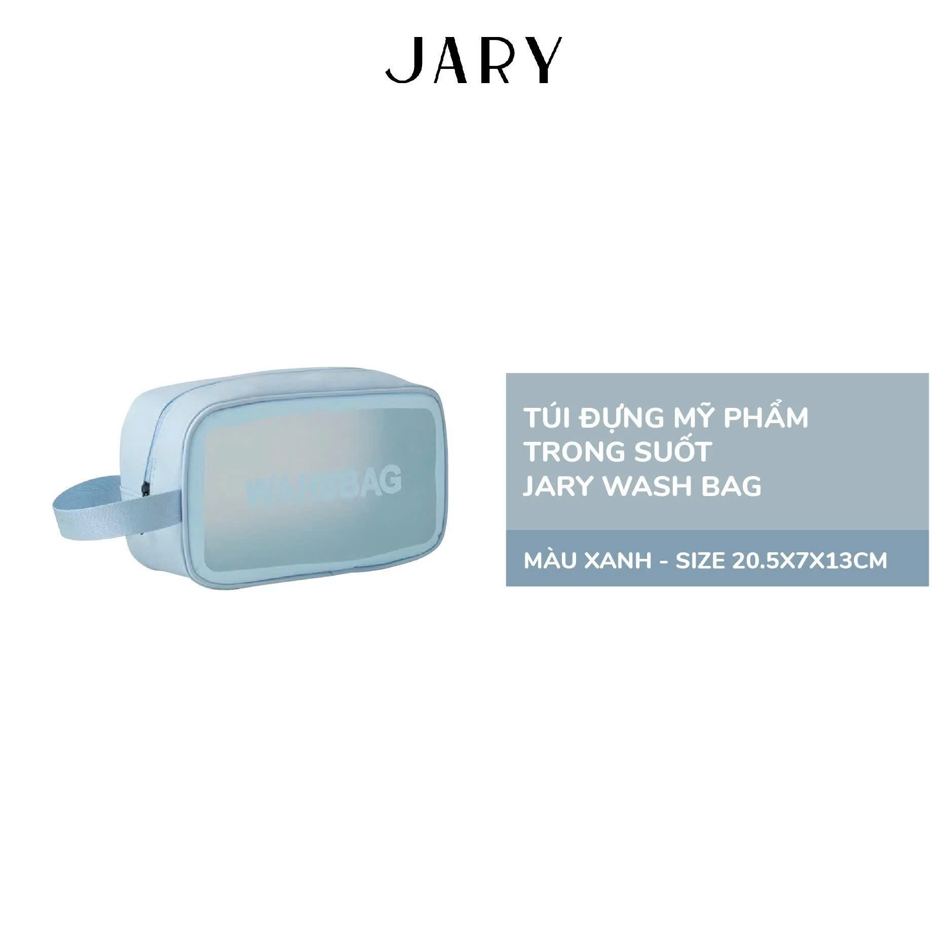 Túi Đựng Mỹ Phẩm Cao Cấp Tiện Lợi Jary Da PU & Wash Bag