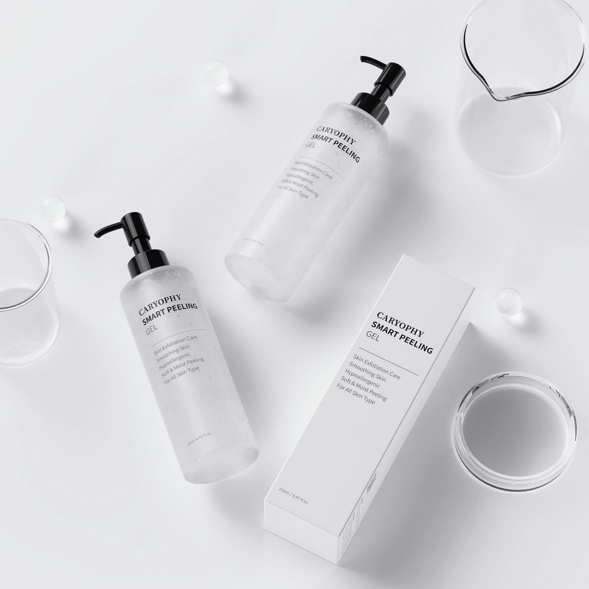 Tẩy Tế Bào Chết Làm Dịu Da, Lành Tính Ngăn Ngừa Mụn Caryophy Smart Peeling Gel 250ml LYO