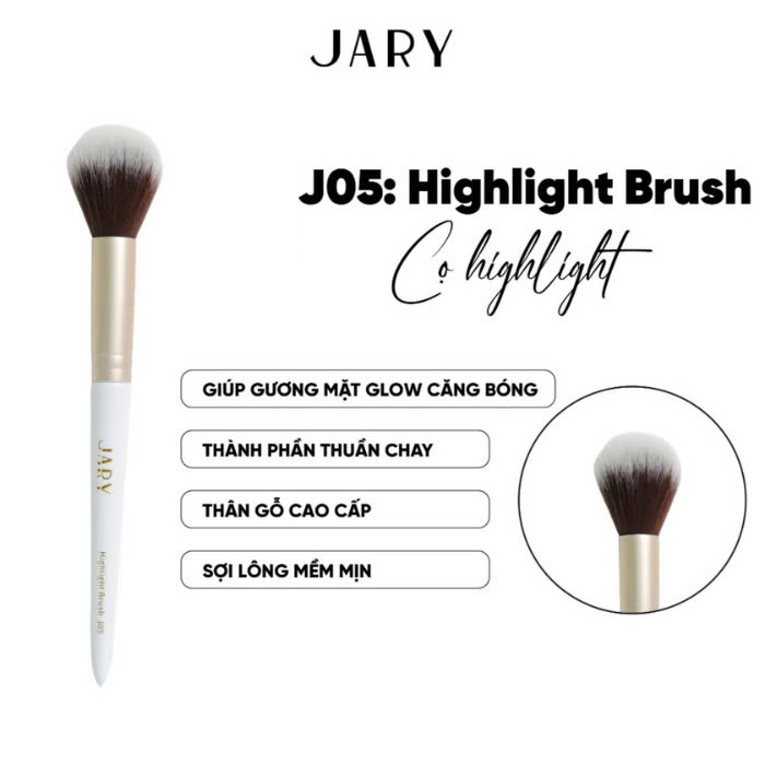 Bộ Cọ Trang Điểm Cao Cấp Thuần Chay Jary Makeup Brush Mềm Mại & Sắc Nét Hàn Quốc