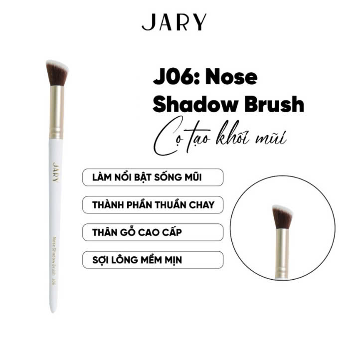 Bộ Cọ Trang Điểm Cao Cấp Thuần Chay Jary Makeup Brush Mềm Mại & Sắc Nét Hàn Quốc