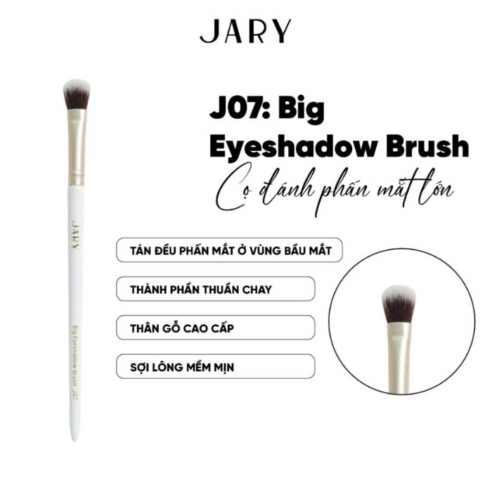 Bộ Cọ Trang Điểm Cao Cấp Thuần Chay Jary Makeup Brush Mềm Mại & Sắc Nét Hàn Quốc