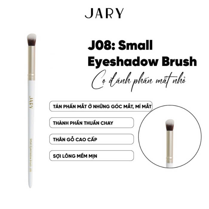 Bộ Cọ Trang Điểm Cao Cấp Thuần Chay Jary Makeup Brush Mềm Mại & Sắc Nét Hàn Quốc