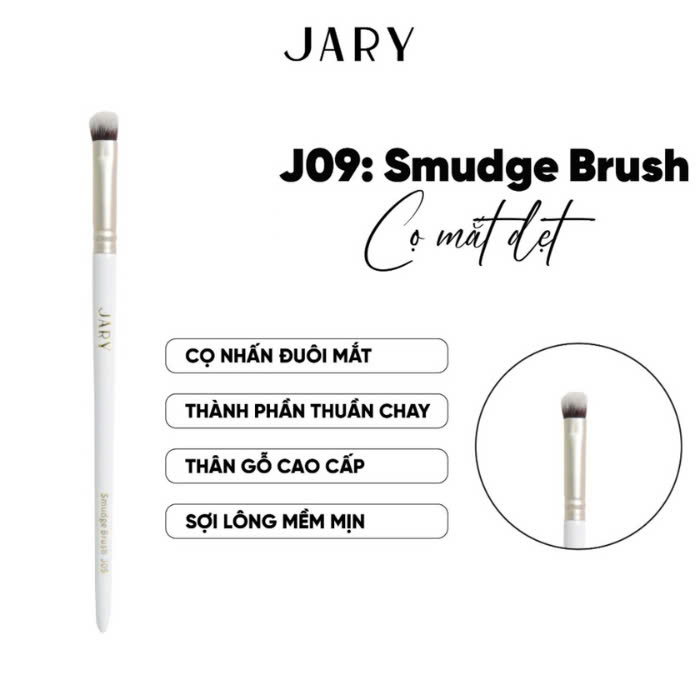 Bộ Cọ Trang Điểm Cao Cấp Thuần Chay Jary Makeup Brush Mềm Mại & Sắc Nét Hàn Quốc