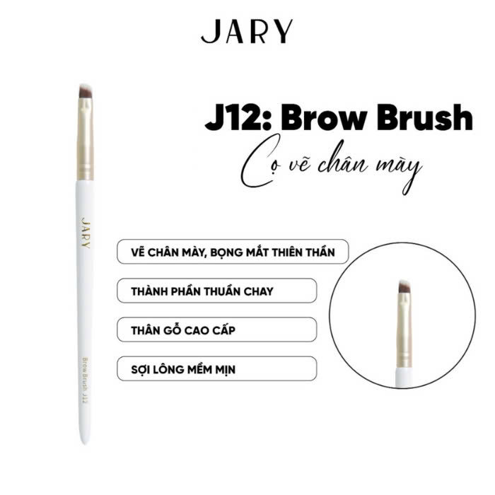 Bộ Cọ Trang Điểm Cao Cấp Thuần Chay Jary Makeup Brush Mềm Mại & Sắc Nét Hàn Quốc