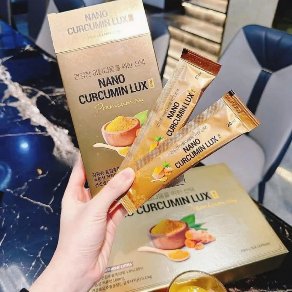 Tinh Chất Nghệ Nano MASILRAON Curcumin Lux Premium 160mg 20ml x 30 gói