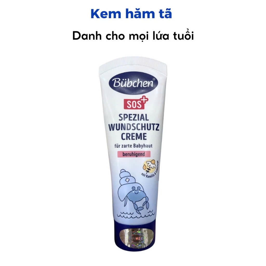 Kem Dưỡng Da Cho Bé Sơ Sinh Bubchen Wind & Wetter/ Calendula Gesichtspflege/ Pflege/ Spezial Wundschutz Creme Đức 75ml