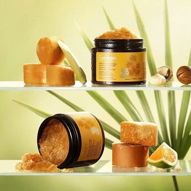 Tẩy Tế Bào Chết Body Đường Thốt Nốt An Giang Cocoon Palmyra Palm Sugar Body Polish Làm Sạch Da, Giúp Da Mềm Mịn 200ml