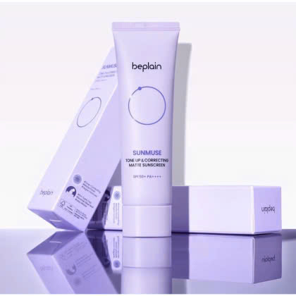 Kem Chống Nắng Vật Lý Thuần Chay Beplain Sunmuse Mineral Sunscreen SPF50+ PA++++ Nâng Tone, Dưỡng Ẩm Hàn Quốc 50ml