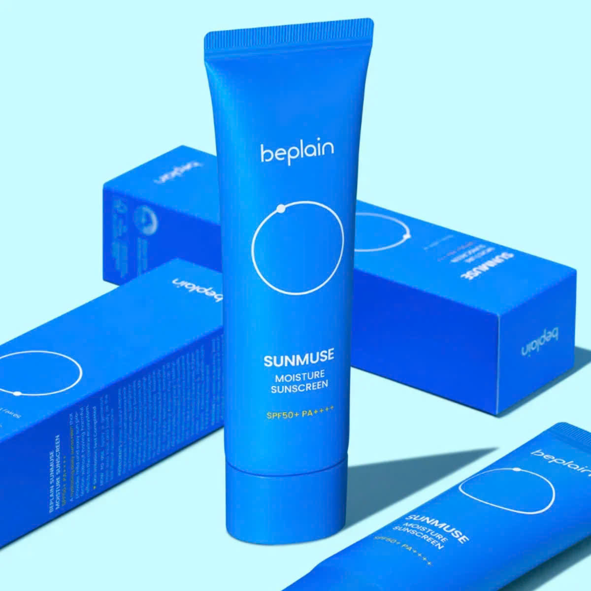 Kem Chống Nắng Vật Lý Thuần Chay Beplain Sunmuse Mineral Sunscreen SPF50+ PA++++ Nâng Tone, Dưỡng Ẩm Hàn Quốc 50ml