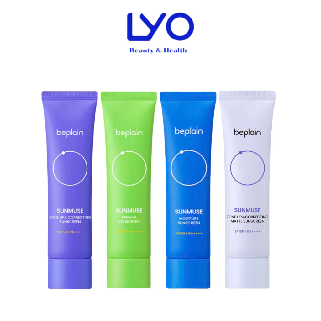 Kem Chống Nắng Vật Lý Thuần Chay Beplain Sunmuse Mineral Sunscreen SPF50+ PA++++ Nâng Tone, Dưỡng Ẩm Hàn Quốc 50ml