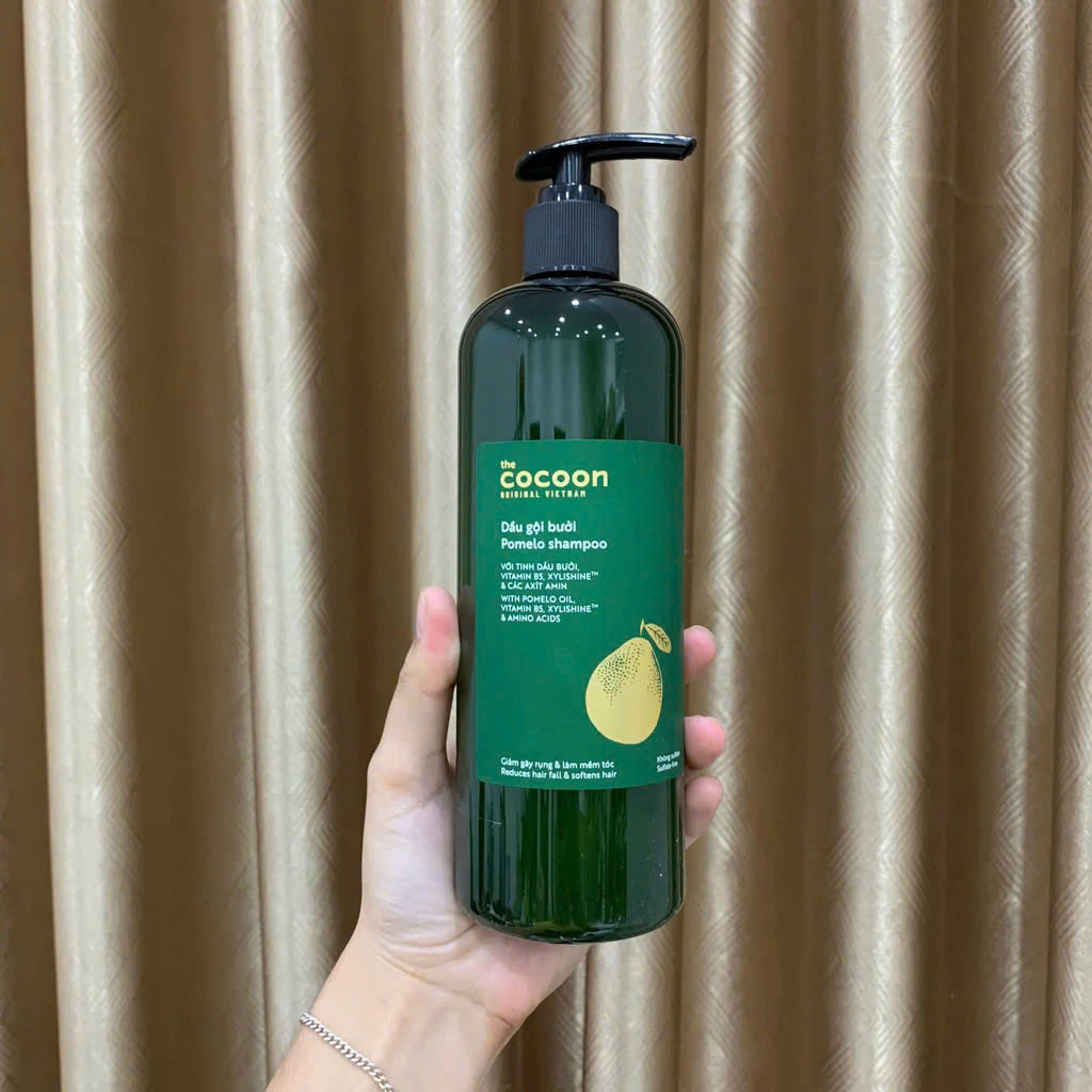 Combo Gội Xả Bưởi Không Sulfate Cocoon Pomelo Shampoo / Hair Conditioner Giúp Phục Hồi, Giảm Gãy Rụng Tóc 310ml-500ml
