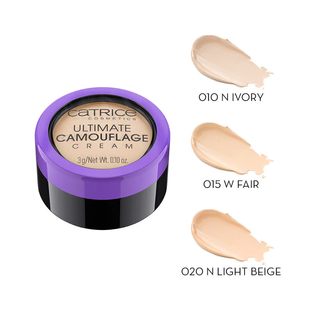 Kem Che Khuyết Điểm Catrice Ultimate Camouflage Cream Che Phủ Mụn & Mẩn Đỏ Hiệu Quả 3g