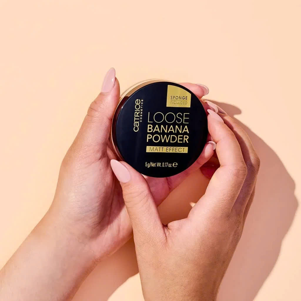 Phấn Phủ Kiềm Dầu Catrice Loose Banana Powder Che Khuyết Điểm Tự Nhiên, Cố Định Lớp Trang Điểm 5g