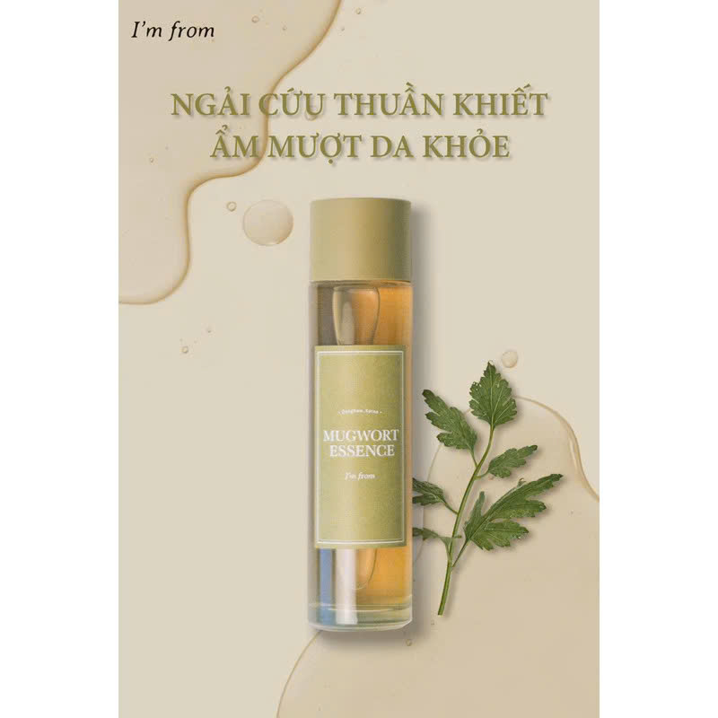 Tinh Chất I’m from Mugwort Essence Chiết Xuất Ngải Cứu Phục Hồi, Làm Dịu Da Hàn Quốc 30ml