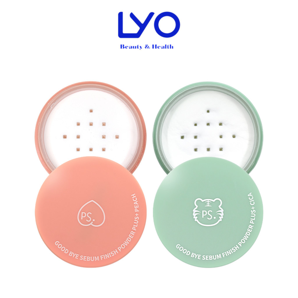 Phấn Phủ Bột Kiềm Dầu Prettyskin Goodbye Sebum Finish Powder/Plus+ Cica Chất Phấn Mềm Mại, Che Phủ Tự Nhiên Hàn Quốc 5g
