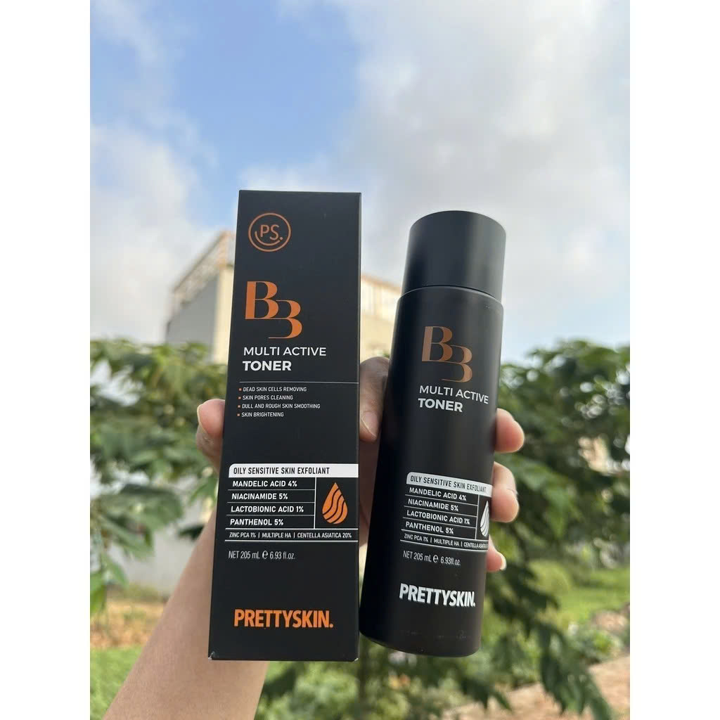 Nước Hoa Hồng Dịu Nhẹ & Tinh Chất Mờ Thâm Nám Prettyskin B3 Discolororation Repair Serum/B3 Multi Active Toner Hàn Quốc