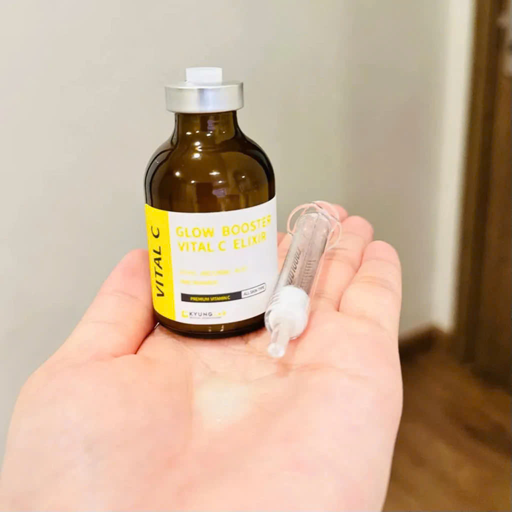 Tinh Chất Serum Vitamin C Kyunglab Glow Booster Vital C Elixir Cấp Ẩm, Giảm Thâm Nám, Dưỡng Trắng Da Hàn Quốc 30ml