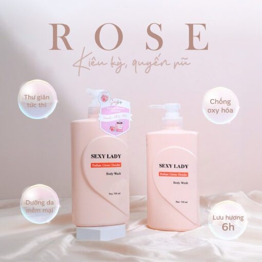 Sữa Tắm Hương Nước Hoa Quyến Rũ Sexy Lady Parfum Creme Douche Body Wash 700ml