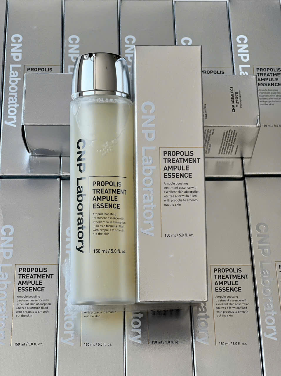a64 - CNP - Set Nước Thần Keo Ong Propolis Treatment Ampoule Essence 150ml + 100ml