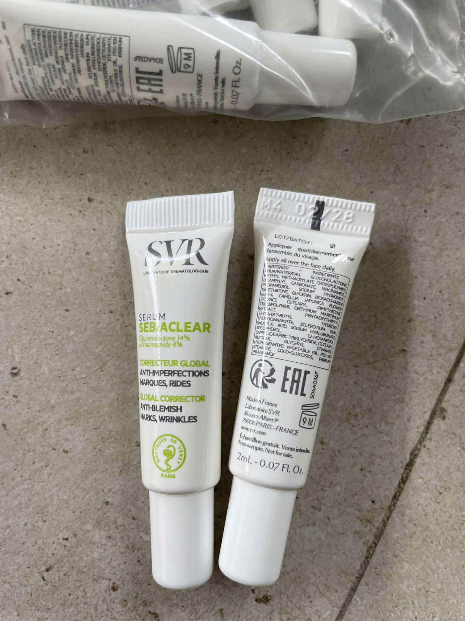 e665 - SVR - [Size mini] Serum phục hồi cho da mụn SVR Sebiaclear 2ml