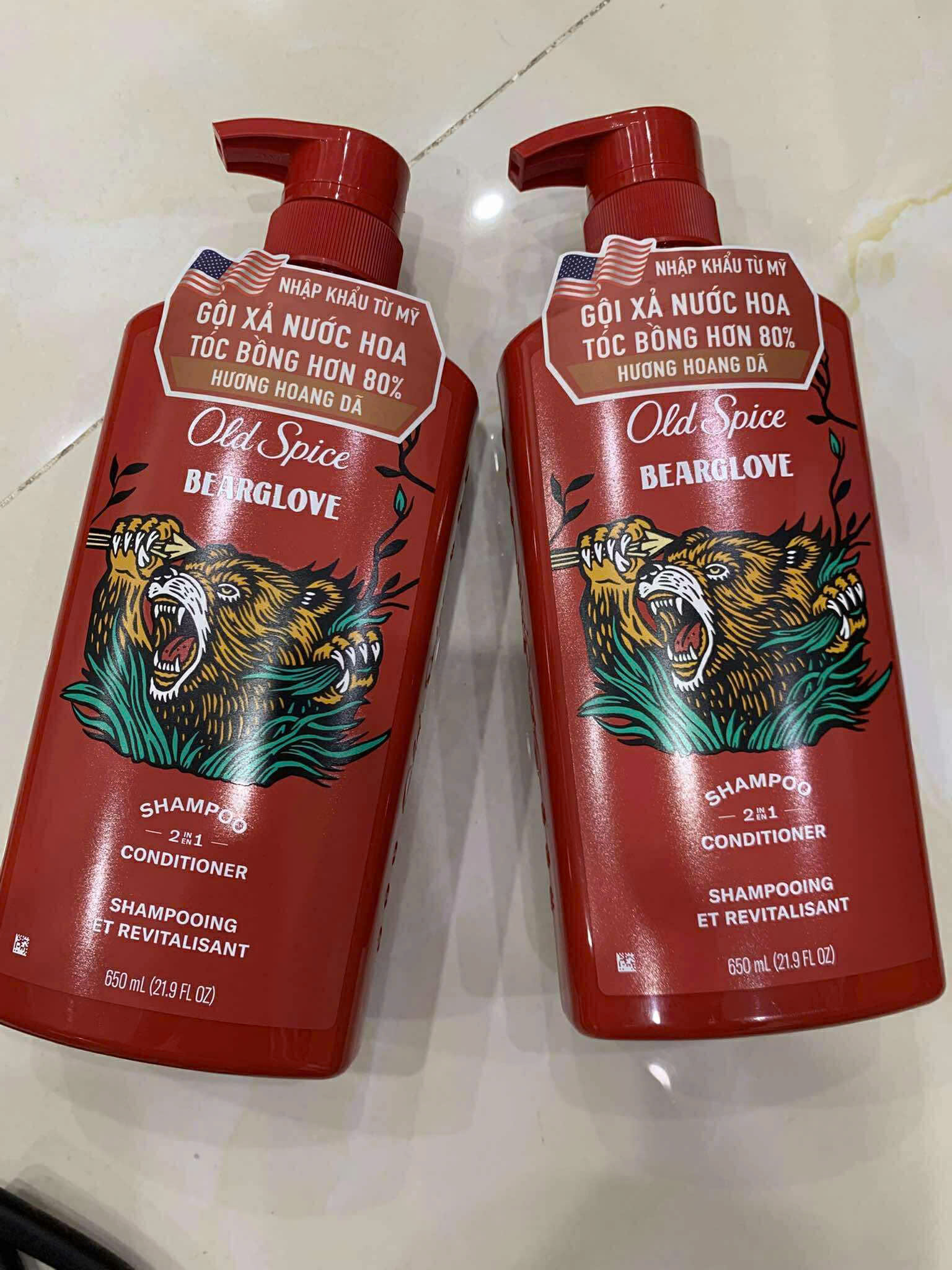 e543 - Dầu Gội Xả 2in1 Old Spice 650ml Chính Hãng Mỹ nhiều mùi hương cho nam giới