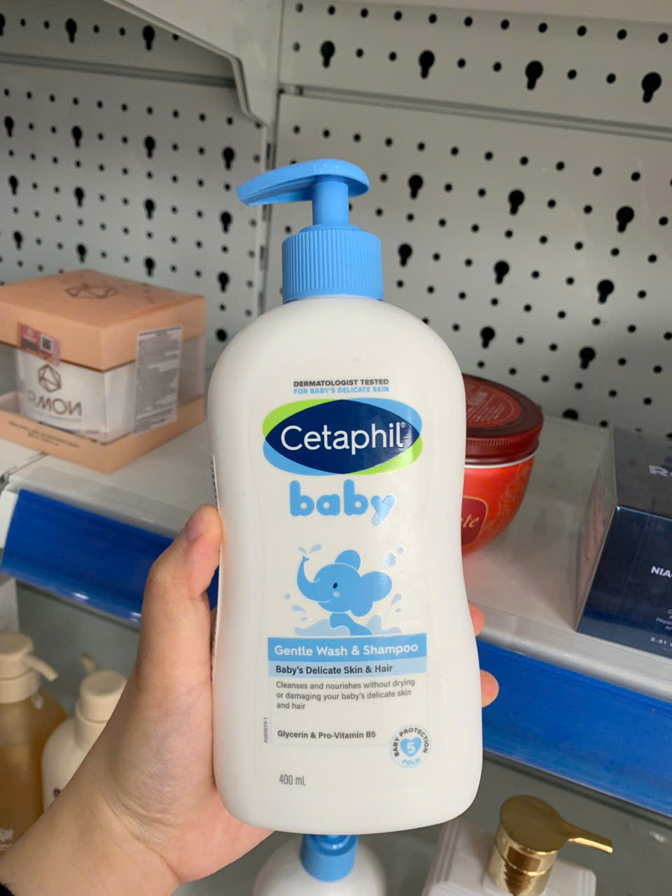 e608 - Sữa Tắm Và Gội Trẻ Em Cetaphil Baby Gentle Dịu Nhẹ Cho Làn Da Em Bé 400ml