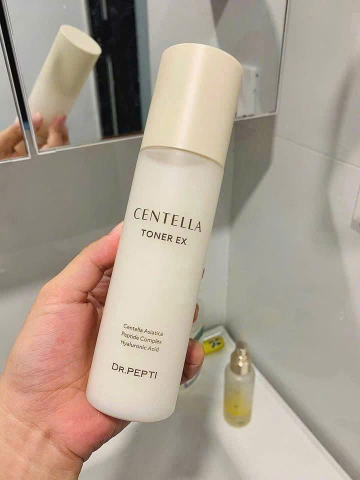 d676 - Nước Hoa Hồng Rau Má Làm Dịu, Dưỡng Sáng Giúp Da Căng Bóng Dr.Pepti Centella Toner Ex 180ml