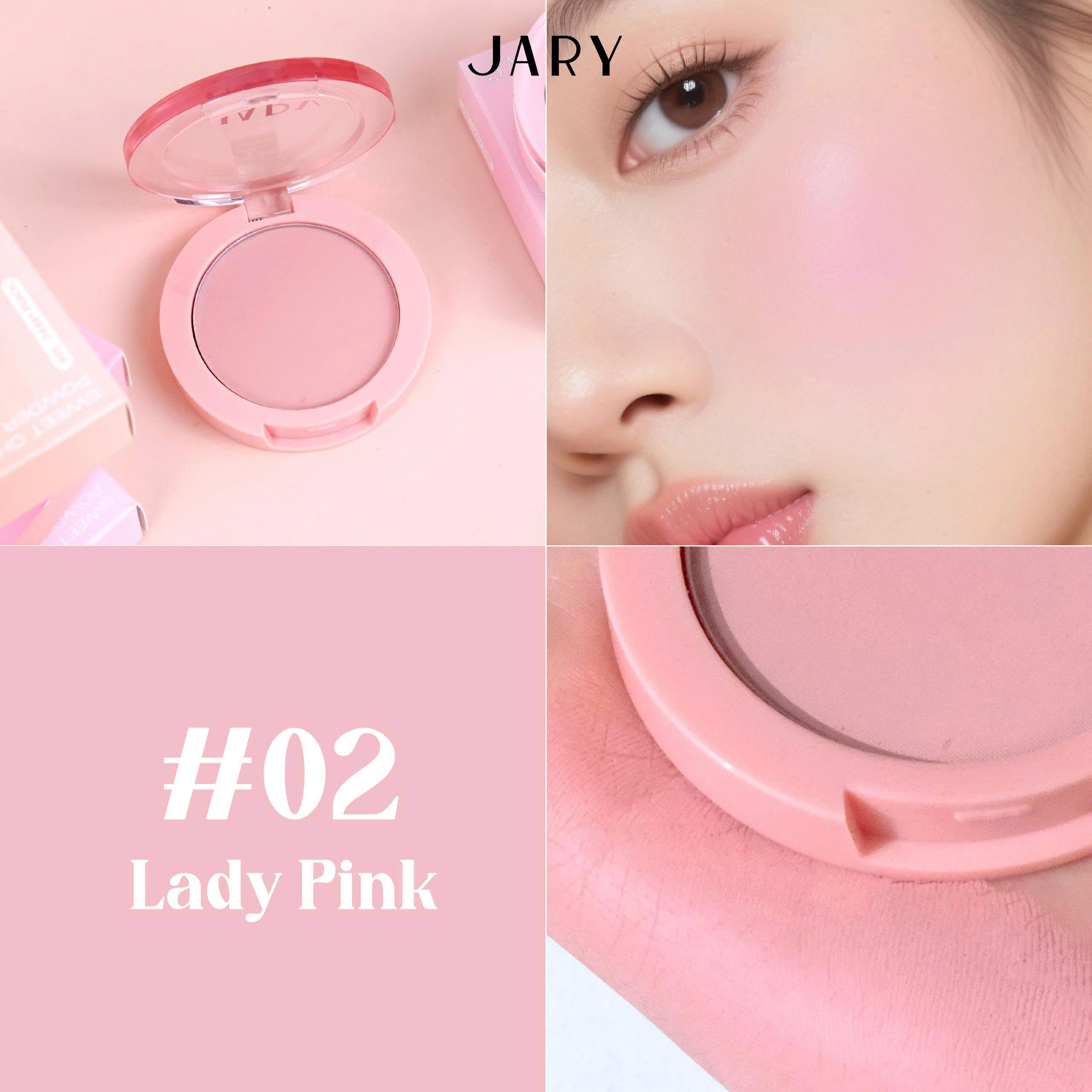 f051 - Phấn má Jary Sweet Cheeks Powder Blush 6g LYO