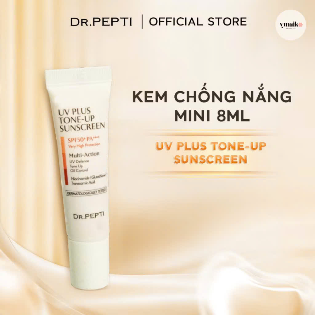 f095 - Kem chống nắng mini Dr.Pepti UV Plus Tone Up Sunscreen 8ml