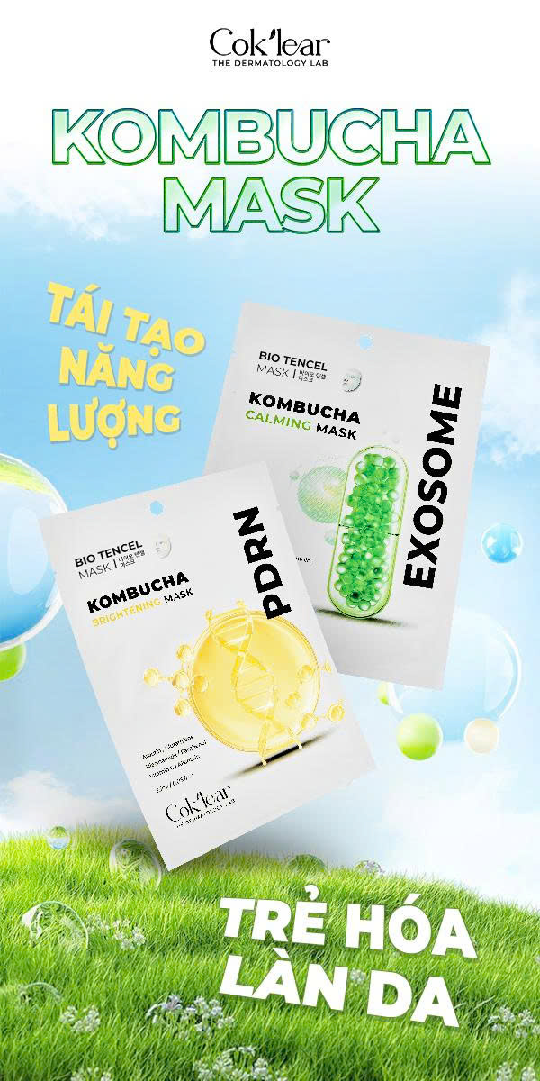 f242 - CoK'lear - Mặt nạ Kombucha Bio Tencel Mask