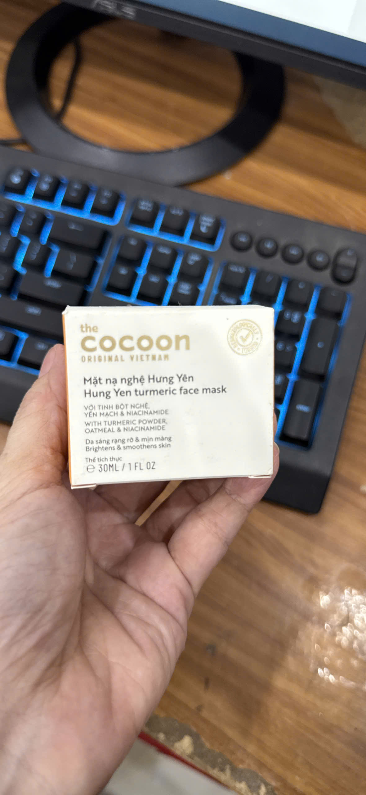 f303 - Sale - Cocoon - Mặt Nạ Nghệ Hưng Yên 30ml (Đã bóc seal)