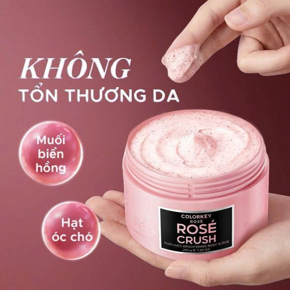 f335 - Kem tẩy tế bào chết Colorkey ROSÉ CRUSH 200g