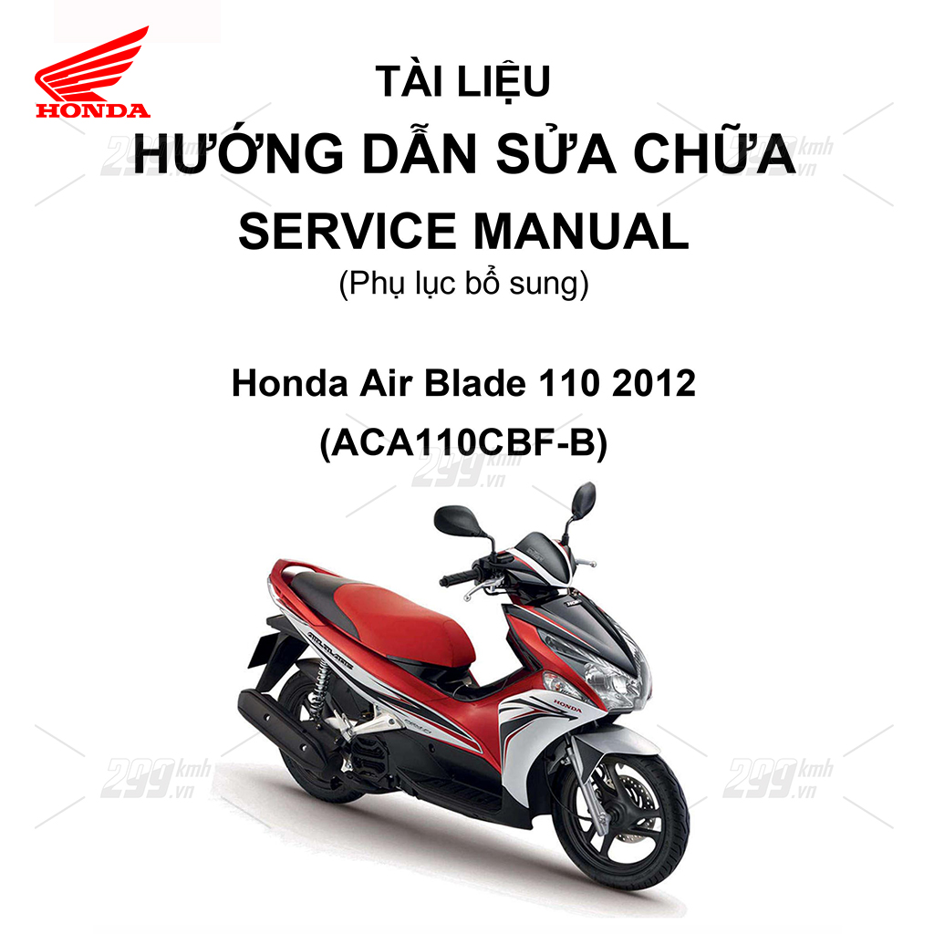 Bộ ốp trước cánh yếm ab 110 đầu to đầu bò 20112012 air blade 110 đầu to  honda  Shopee Việt Nam