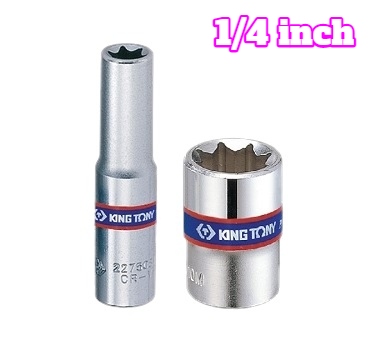 Đầu tuýp đầu khẩu 1/4 inch